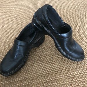 BOC Black Slip On Super Comfy Shoes